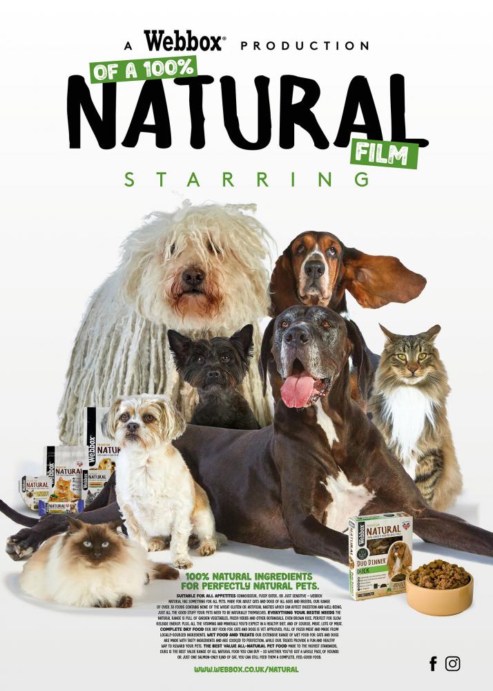 Webbox Natural, what my dog eats, Campaign