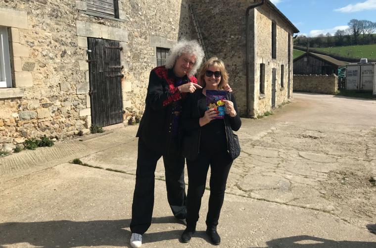 Brian May and Anne Brummer celebrate partnership